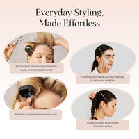Thumbnail for Image 6 of Kitsch Professional Alligator Clips for Hair Styling - Iridescent, 6 Pcs
