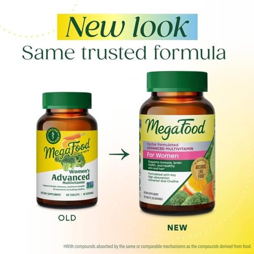 Image 3 of MegaFood Advanced Multivitamin for Women, Doctor Formulated, 60 Tablets