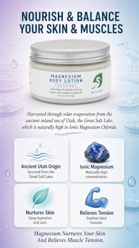 Image 2 of White Egret Magnesium Body Lotion w/Lavender