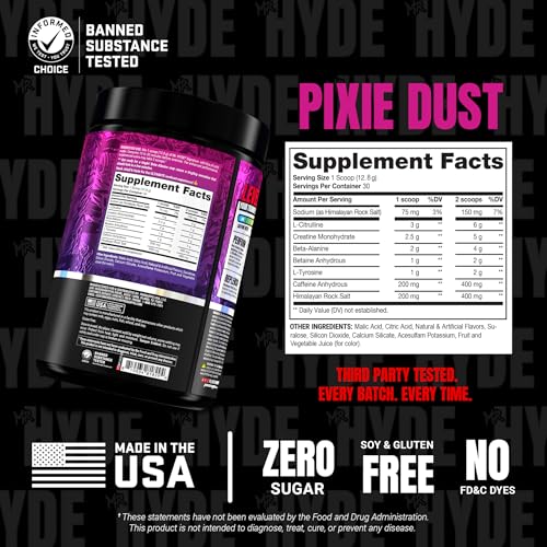 Image 5 of ProSupps Mr. Hyde Signature V2 Pre Workout Powder with Creatine, Pixie Dust