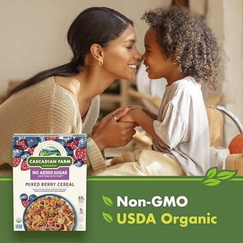 Image 6 of Cascadian Farm Cereal Mixed Berry No Added Sugar Organic 12.5 Ounce
