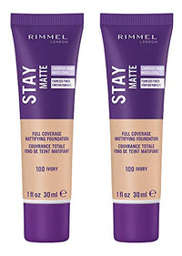 Thumbnail for Image 4 of Ivory / 2 Fl Oz (Pack of 1) for the product Rimmel Stay Matte Liquid Foundation