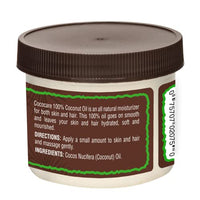 Thumbnail for Image 2 of COCOCARE 100% Pure Coconut Oil for Skin, Hair & Body, 4 oz Jars, 2 Pack