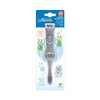 Thumbnail for Image 9 of 1 Count (Pack of 12) / Grey Otter for the product Dr. Brown's Toddler Toothbrush