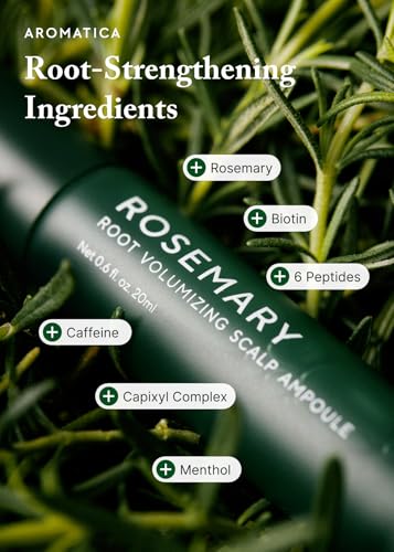 Image 5 of AROMATICA Rosemary Root Volumizing Scalp Serum (0.6 fl oz)