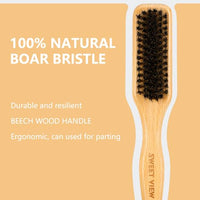 Thumbnail for Image 2 of SWEET VIEW Boar Bristle Slick Back Hair Brush