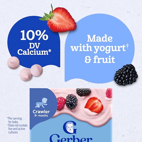 Image 5 of Gerber Stage 3 Baby Food Strawberry and Mixed Berries Melts 1 oz. Pouch Pack of 4