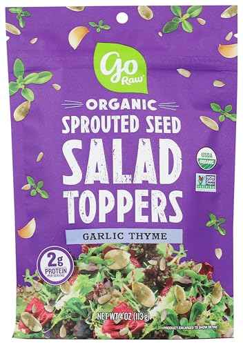 Image 1 of Default Title for the product Go Raw Organic Sprouted Seed Salad Toppers Garlic Thyme 4 oz