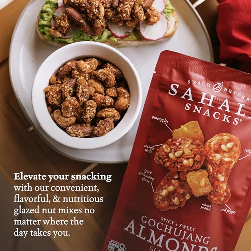 Image 6 of Sahale Snacks Gochujang Almonds Glazed Mix, 1.5 oz Bags (18 Packs)