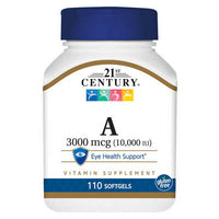 Thumbnail for 21st Century Vitamin A 10000 IU 110 Softgels