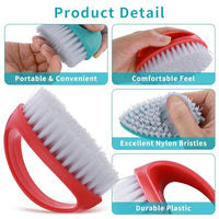 Thumbnail for Image 8 of Amaxiu Hand Nail Brushes, 2pcs Grip Clean Heavy Duty Nail Brushes for Cleaning Fingernails Nylon Firm Stiff Bristles Deep Clean Scrubber for Mechanics Gardeners Hand Under Nails Toes