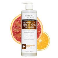 Thumbnail for Image 1 of Default Title for the product Advanced Clinicals Gentle Vitamin C Face Wash For Women & Men 11.75 Fl Oz