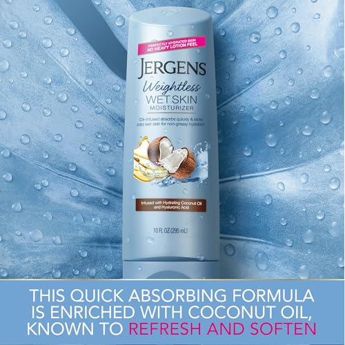 Image 5 of Jergens Wet Skin Body Lotion with Coconut Oil, 10 Ounce