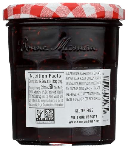 Image 2 of Bonne Maman Preserve Raspberry 13-Ounce
