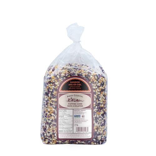 Image 1 of 6 Pound (Pack of 1) for the product Amish Country Popcorn Rainbow Popcorn Kernels