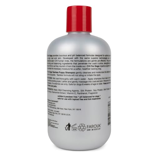 Image 7 of CHI Tearless Puppy Shampoo Silk Protein Formula 16 Fl Oz