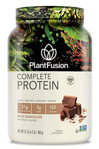 Thumbnail for Image 7 of Chocolate / 2 Pound (Pack of 1) for the product PlantFusion Complete Vegan Protein Powder