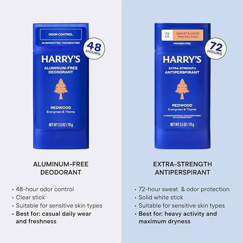 Image 4 of Harry's Aluminum Free Deodorant for Men - Redwood - 2.5 oz (3 Pack)