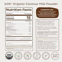 Thumbnail for Image 2 of KOS Organic Coconut Milk Powder 12.6oz