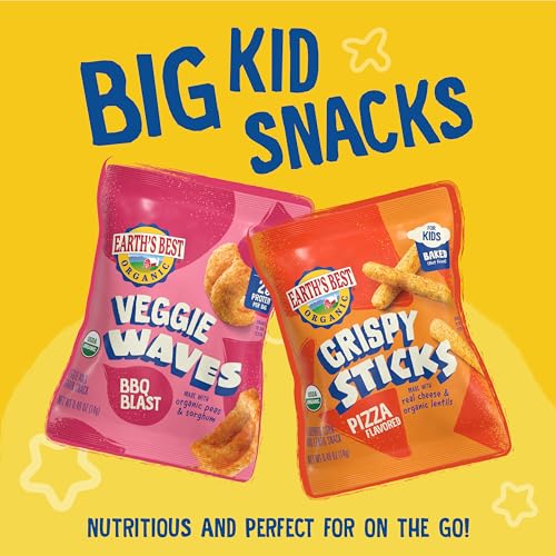 Image 7 of Earth's Best Veggie Waves Ranch Multipack, 2.25 Oz (Pack of 5)