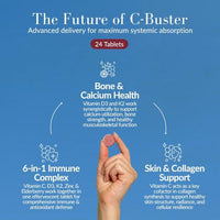 Thumbnail for Image 3 of Aurora Nutrascience C-Buster Lipo-Vescent Tablets, 3 Tube Pack