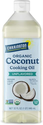 Image 1 of Default Title for the product Carrington Farms Organic Liquid Coconut Cooking Oil, 32 Fl Oz