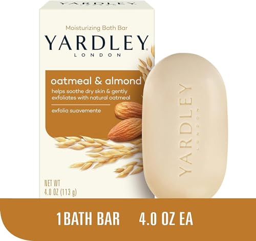 Image 2 of YARDLEY LONDON Yardley Oatmeal and Almond Bar Soap, 4 Ounce (Pack of 4)