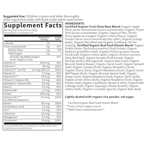Image 6 of Garden of Life Organics Kids Gummy Vitamins 120 Count Pack of 2
