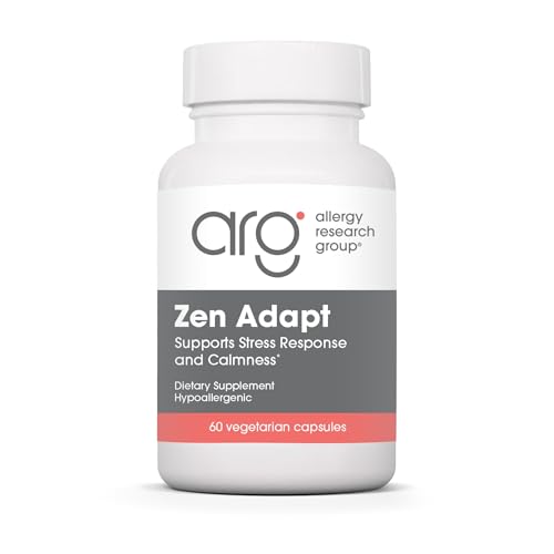 Image 1 of Default Title for the product Allergy Research Group ARG Zen Adapt L-Theanine GABA Formula, 60 Capsules