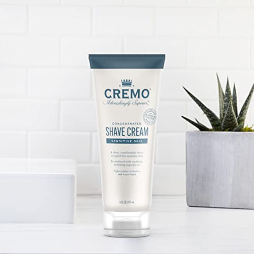 Image 4 of Cremo Shaving Cream Sensitive Skin for Men, 6 Fl Oz (2 Pack)