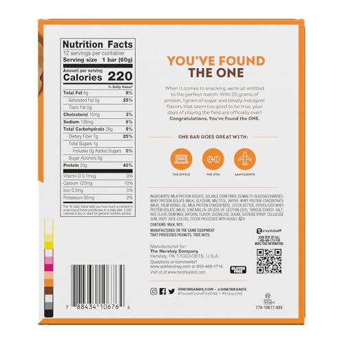 Image 2 of ONE Maple Glazed Doughnut Protein Bars, 20g Protein, Gluten Free, 12 ct