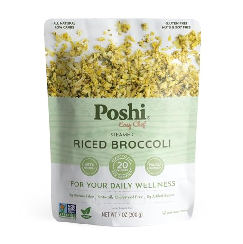 Image 1 of Default Title for the product Poshi Riced Broccoli 7oz, 6 Pack