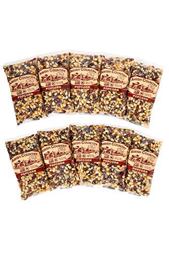 Image 7 of 4 Ounce (Pack of 10) for the product Amish Country Popcorn Rainbow Popcorn Kernels