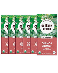 Thumbnail for Image 5 of Dark Quinoa Crunch / 6 Count (Pack of 1) for the product Alter Eco Dark Chocolate Bars