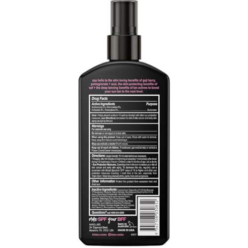 Image 2 of B.TAN 7 SPF Tanning Oil - Dark Intensifier Dry Spray
