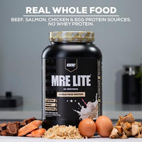 Thumbnail for Image 3 of REDCON1 MRE Lite Whole Food Protein Powder, Blueberry Cobbler - 30 Servings