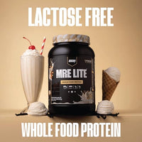 Thumbnail for Image 3 of REDCON1 MRE LITE Whole Food Protein Powder, Vanilla Milkshake - Lactose Free & Sugar Free Meal Replacement with Animal Protein Blends - Easy to Digest Formula - Only 1g Carb per Serving (30 Servings)