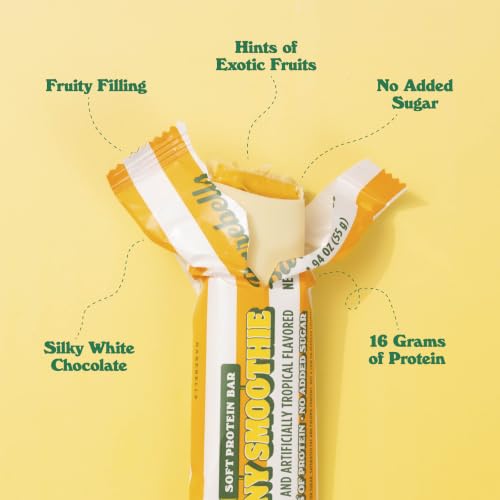 Image 5 of BAREBELLS Barebells Soft Protein Bars, Sunny Smoothie, 16g Protein, 12 Count