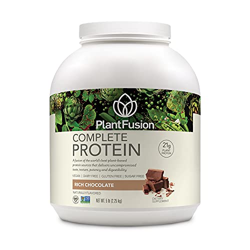 Image 12 of Chocolate / 75 Servings (Pack of 1) for the product PlantFusion Complete Vegan Protein Powder