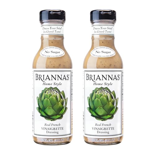 Image 1 of Default Title for the product BRIANNAS Home Style Real French Vinaigrette Dressing 12 oz. Bottles - 2 Pack