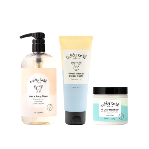Image 1 of Default Title for the product TUBBY TODD Baby Bundle Newborn Skin Care Set