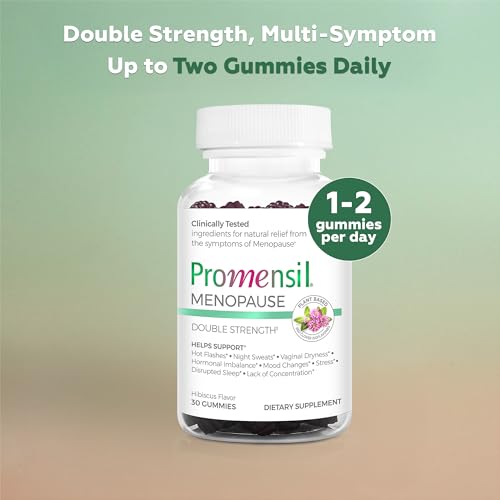 Image 2 of Promensil Menopause Double Strength Gummy Supplement, Vegan, 30 Day Supply