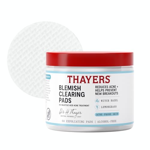 Image 1 of Default Title for the product THAYERS Blemish Clearing Acne Pads, Salicylic Acid Acne Treatment, 60 Ct