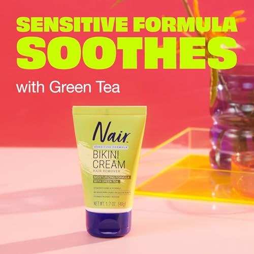 Image 5 of Nair Bikini Cream with Green Tea Sensitive Formula, 1.7 Ounce