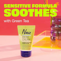 Thumbnail for Image 5 of Nair Bikini Cream with Green Tea Sensitive Formula, 1.7 Ounce