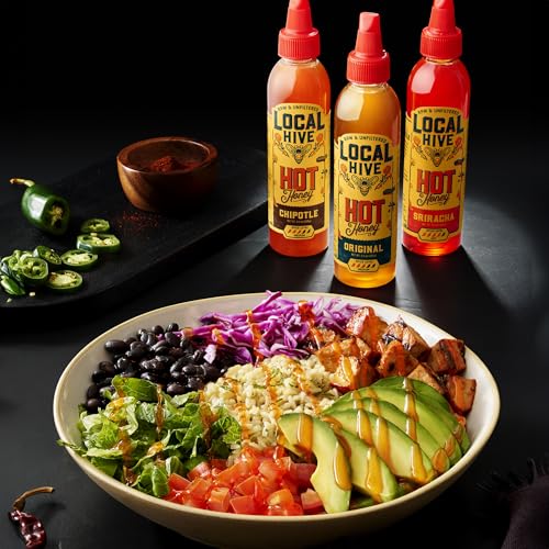 Image 6 of Local Hive Chipotle Hot Honey, Raw Honey, Chipotle Infused, 9 oz