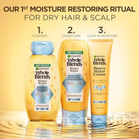 Thumbnail for Image 5 of Garnier Whole Blends Honey Water Moisture Restoring Conditioner, 26.6 Fl Oz