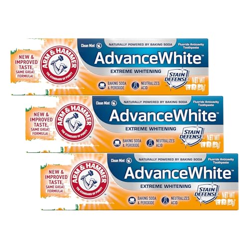 Image 1 of Default Title for the product ARM & HAMMER Advance White Extreme Whitening Toothpaste, 0.9 oz. Pack of 3