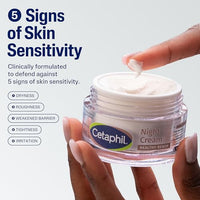 Thumbnail for Image 2 of Cetaphil Healthy Renew Night Face Cream, Anti-Wrinkle, Peptides, 1.7oz