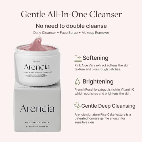 Image 6 of Arencia Pore Perfection & Firming Duo with Rosehip Rice Mochi Cleanser & Overnight Red Smoothie Serum 30